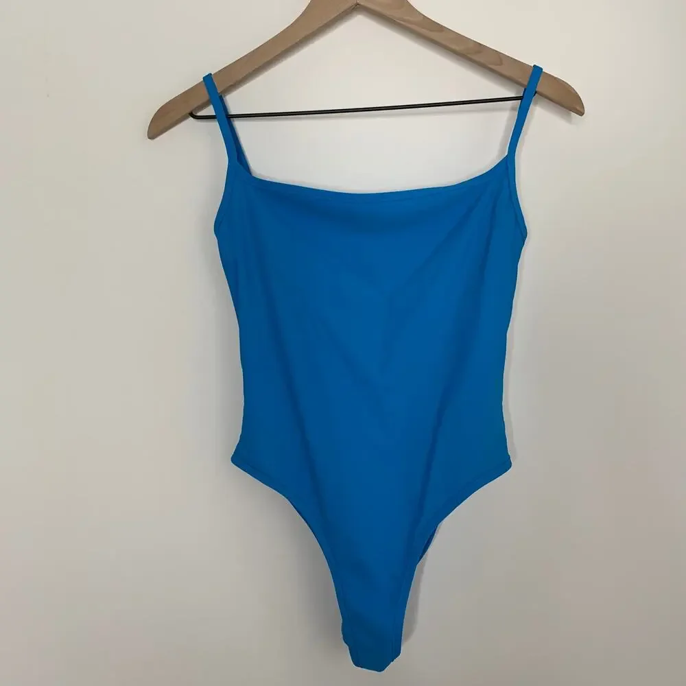 Ocean Ave Riot Swim Theo-OP Aire Square Back One Piece Womens New Small